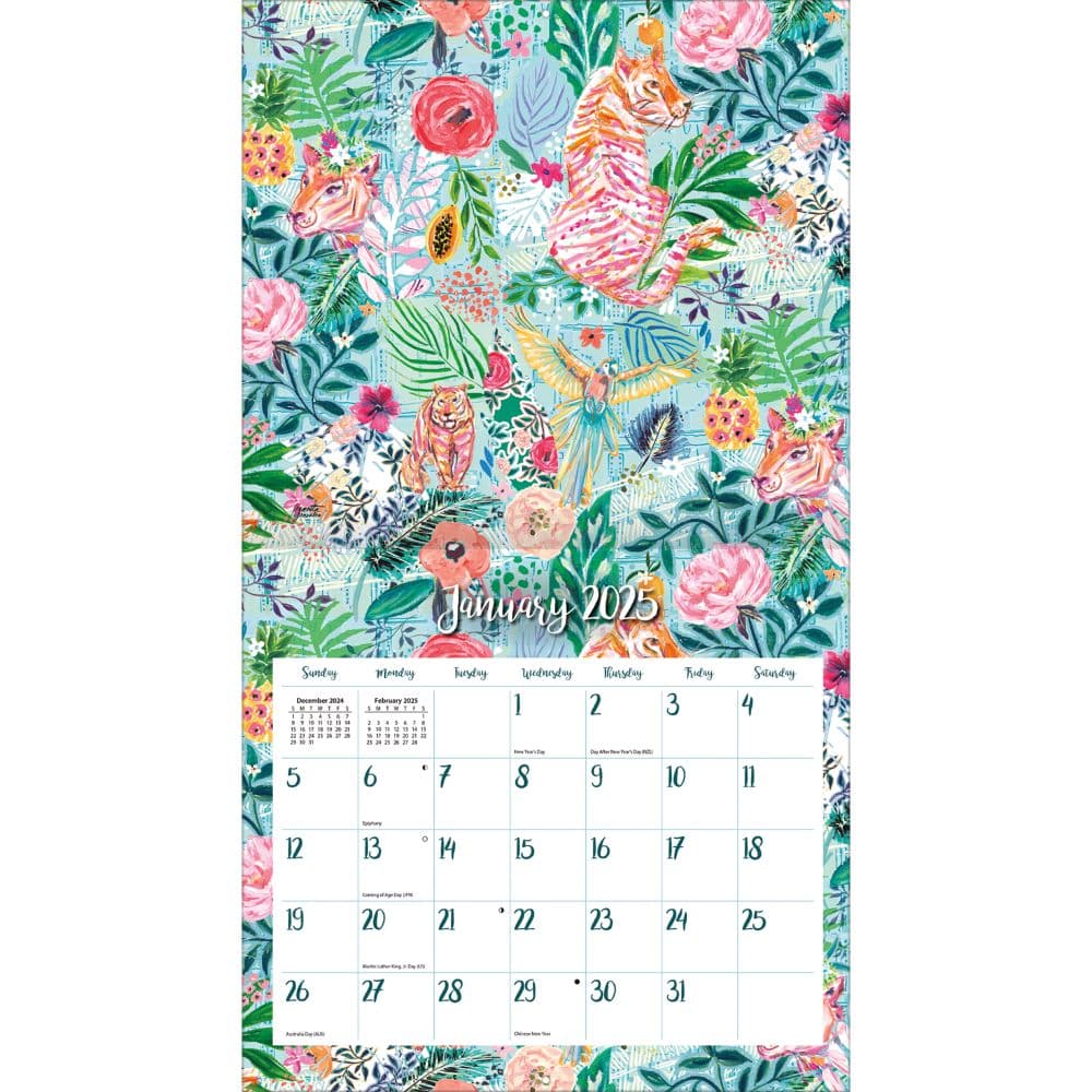 Lush Life by Jeanetta Gonzales 2025 Wall Calendar Second Alternate Image width="1000" height="1000"