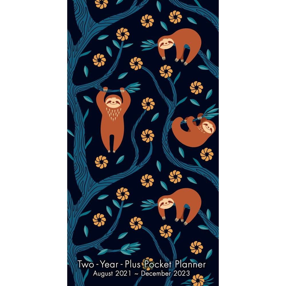 Frolicking Sloths 2022 Two Year Pocket Planner