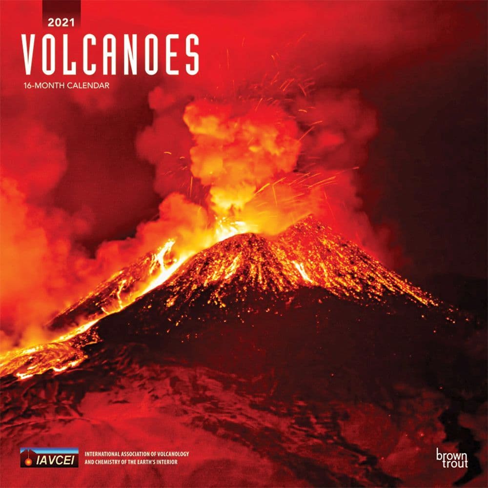 Volcanoes Wall Calendar - Calendars.com