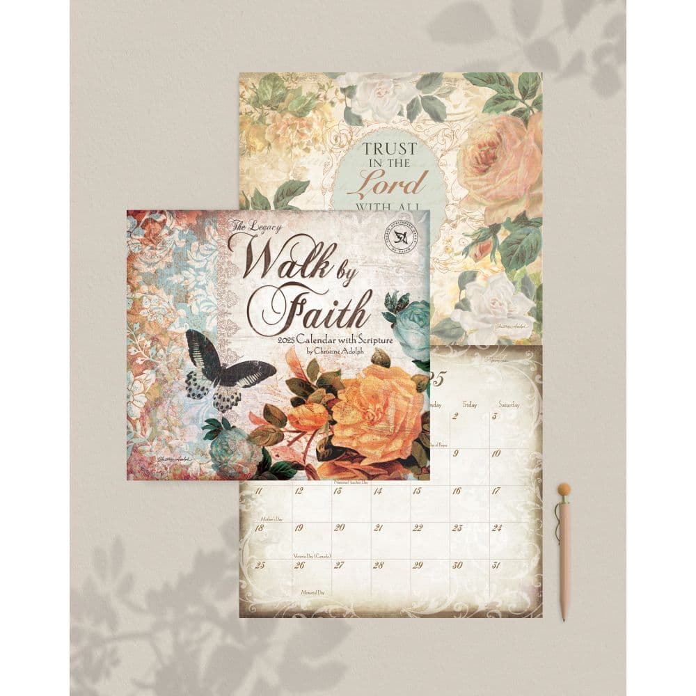 Walk By Faith by Christine Adolph 2025 Wall Calendar Third Image width=&quot;1000&quot; height=&quot;1000&quot;