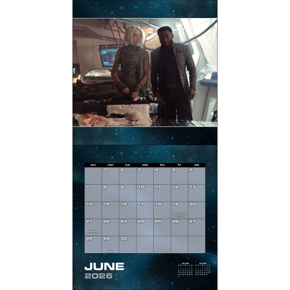 Star Trek Strange New Worlds 2026 Wall Calendar Third Alternate Image