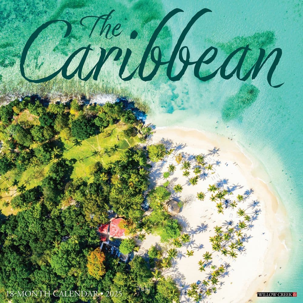 Caribbean 2025 Wall Calendar