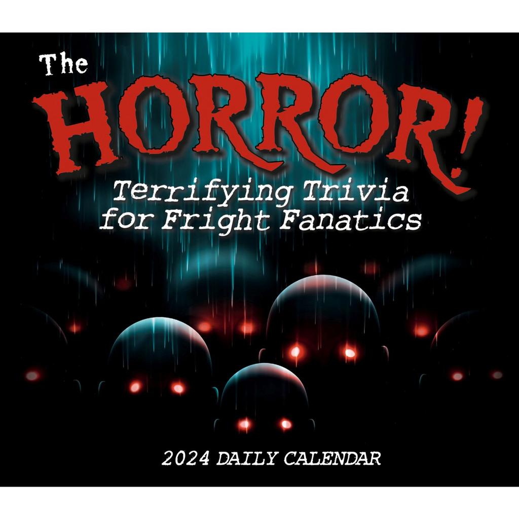 The Horror Terrifying Trivia 2024 Desk Calendar Fifth Alternate Image width=&quot;1000&quot; height=&quot;1000&quot;