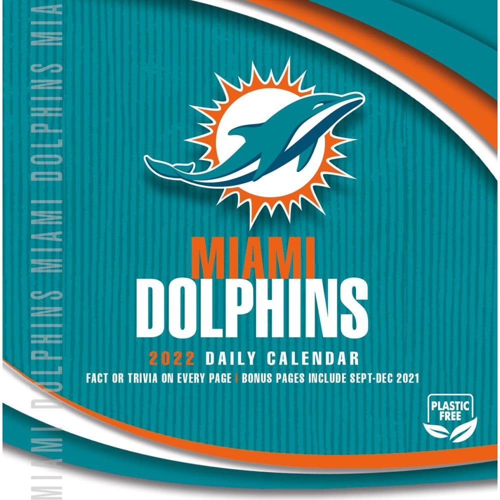 NFL Miami Dolphins 2022 Desk Calendar