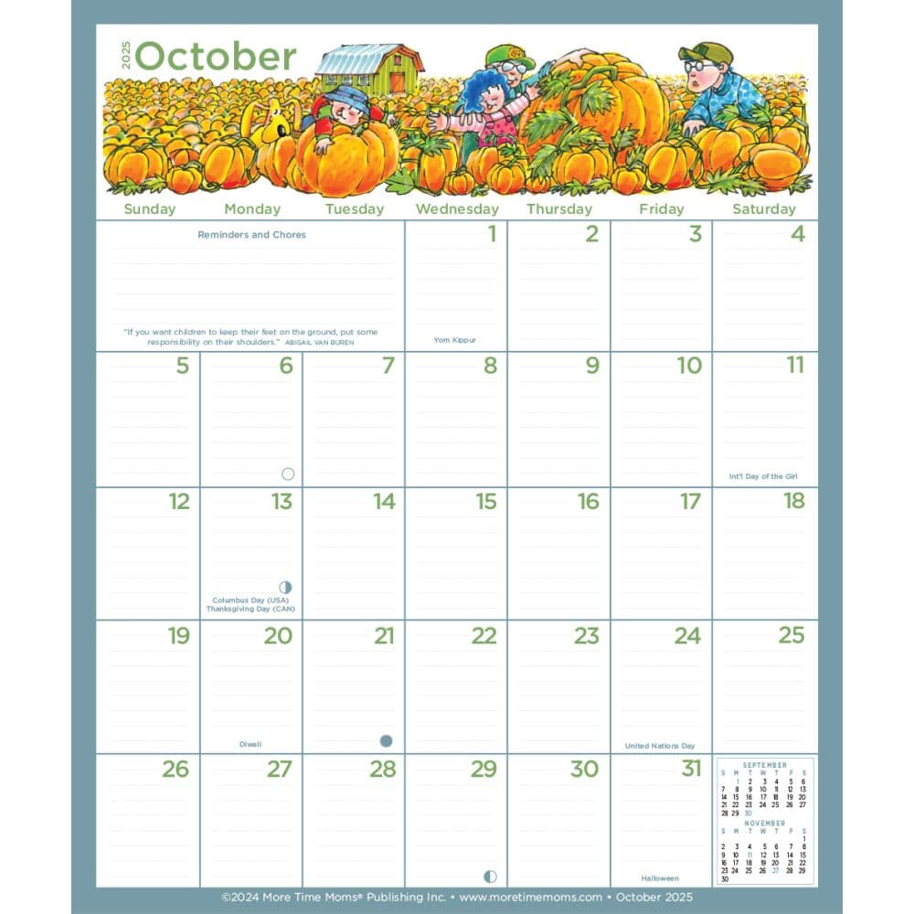 Fridge Calendar 2025 Magnetic Wall Calendar Alt4