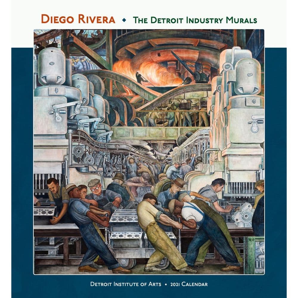Rivera The Detroit Industry Murals Wall Calendar