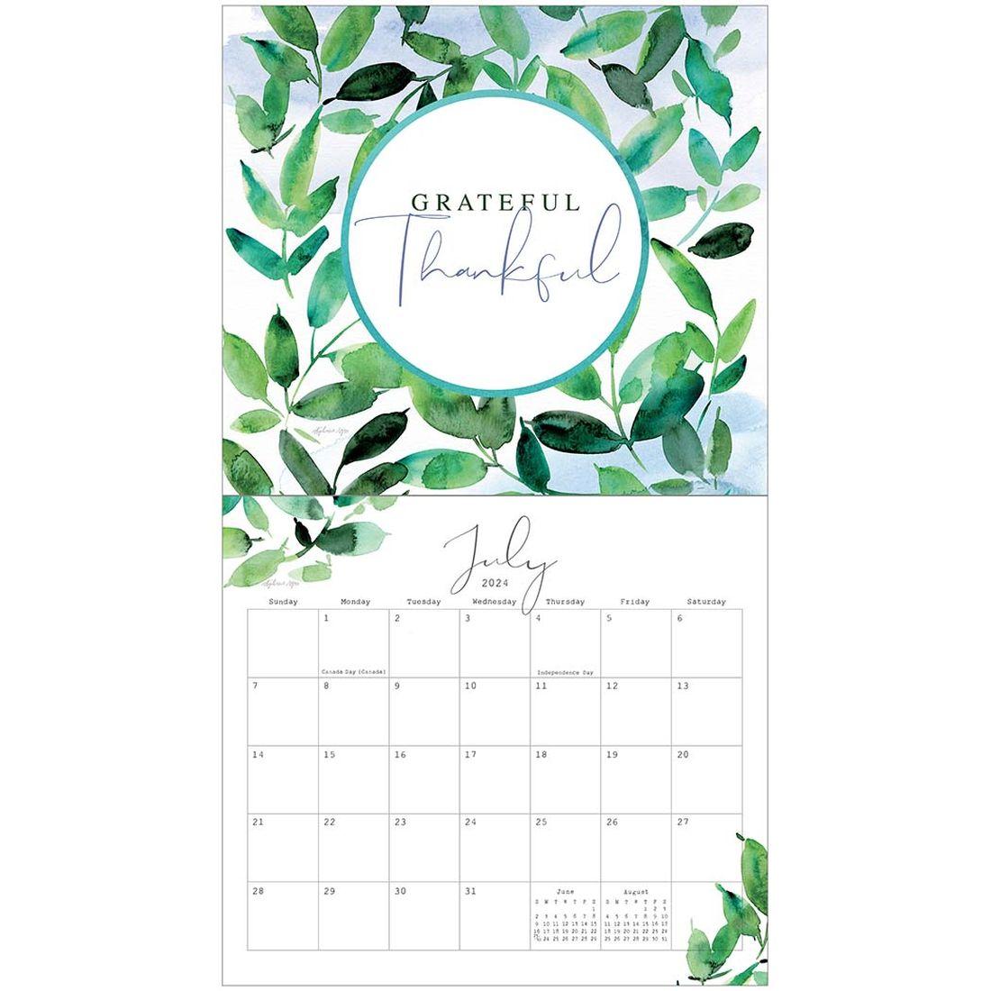 Gratitude 2024 Wall Calendar