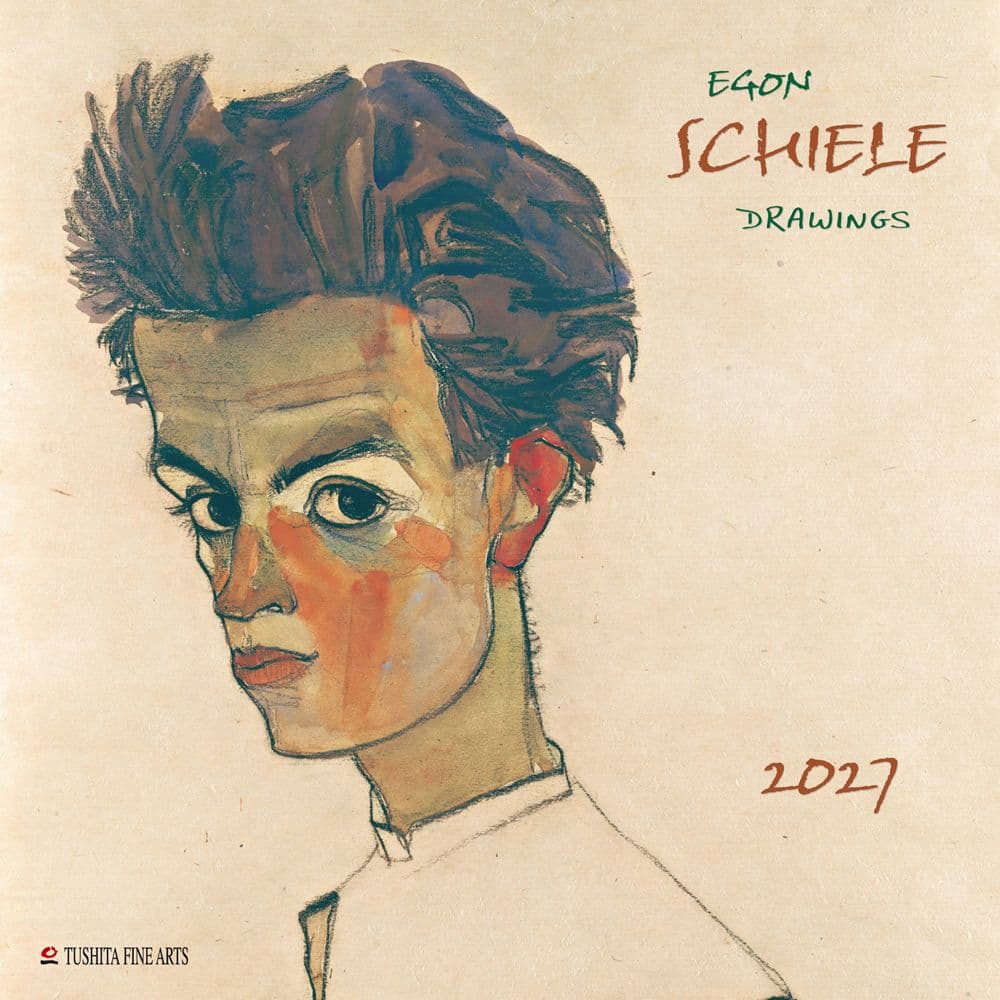 image Egon Schiele Drawings 2027 Wall Calendar Main Product Image