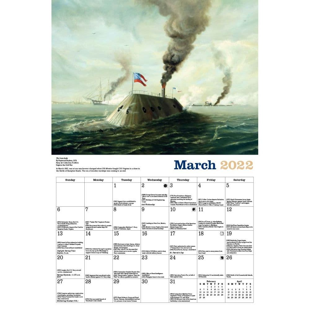 Navy Schedule 2022 Navy 2022 Wall Calendar - Calendars.com