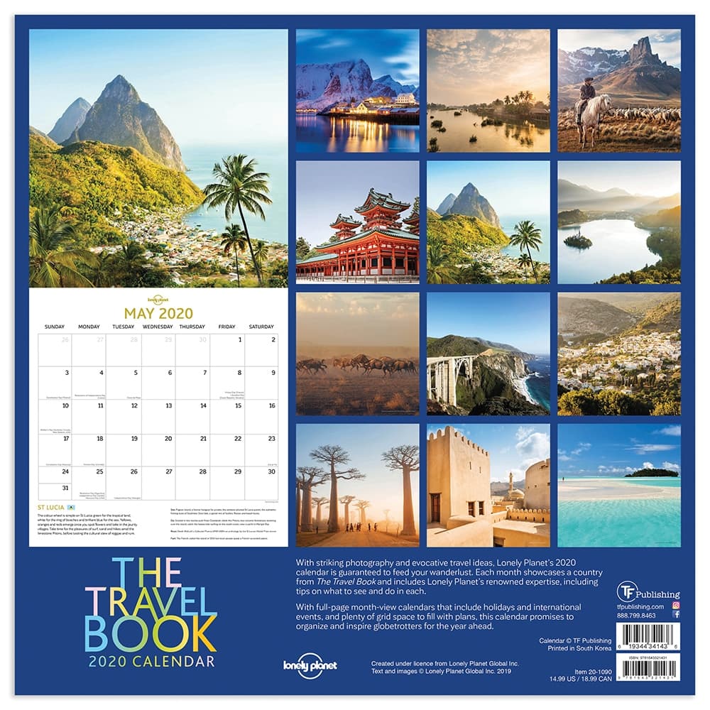 Lonely Planet Wall Calendar - Calendars.com