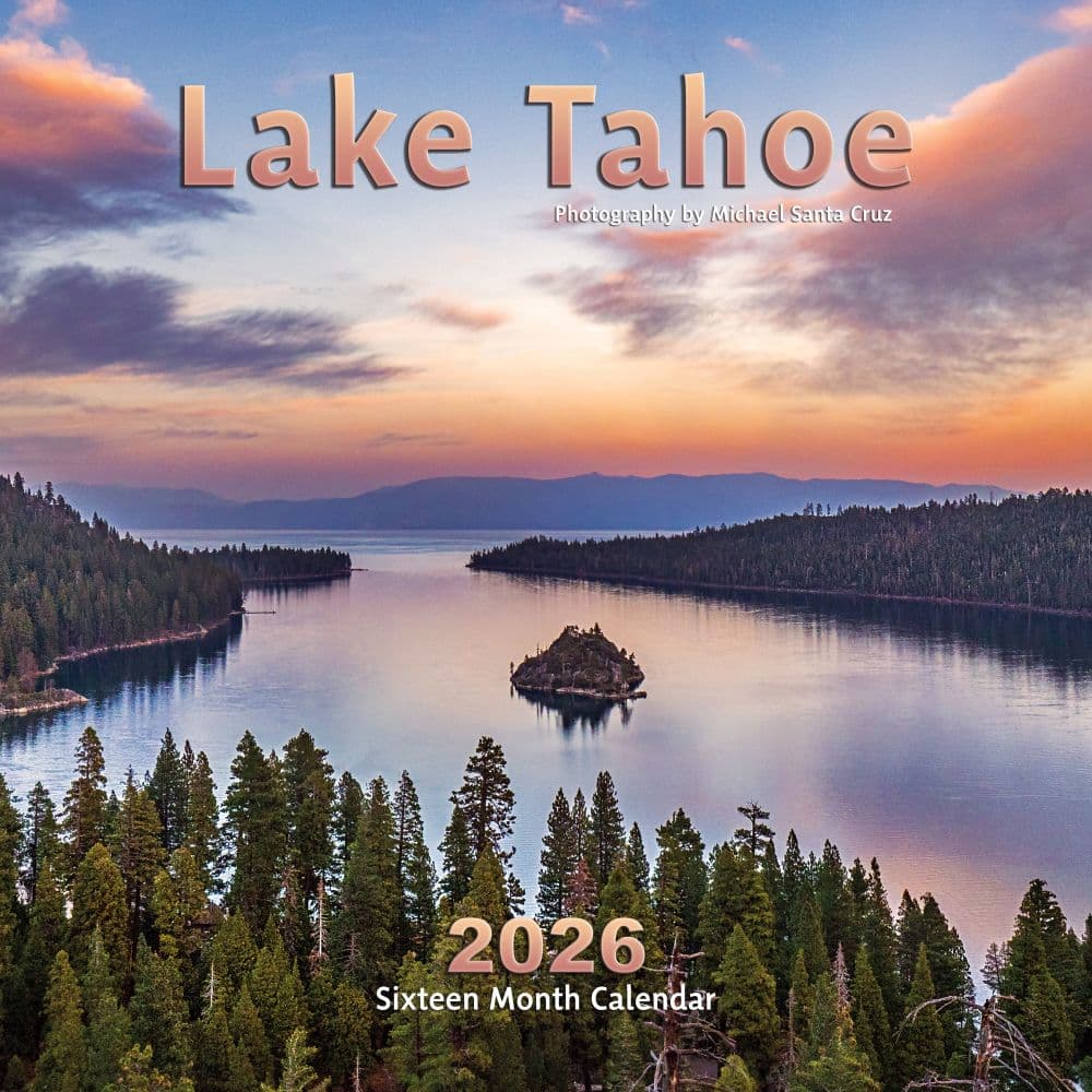 Lake Tahoe 2026 Wall Calendar Main Image