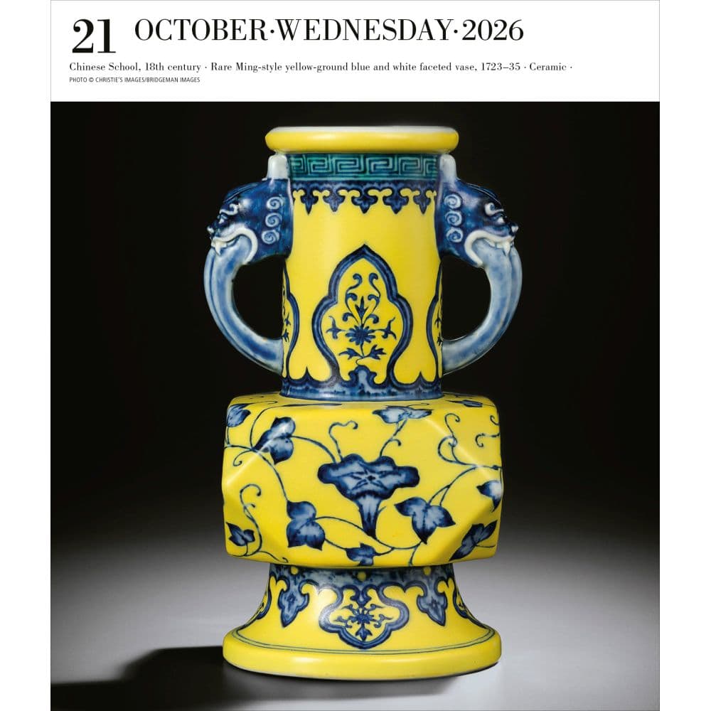 Art Gallery 2026 Desk Calendar Fourth Alternate Image