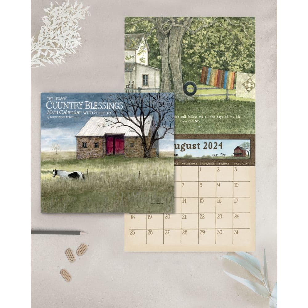 Country Blessings Fisher 2024 Wall Calendar Third Alternate Image width=&quot;1000&quot; height=&quot;1000&quot;