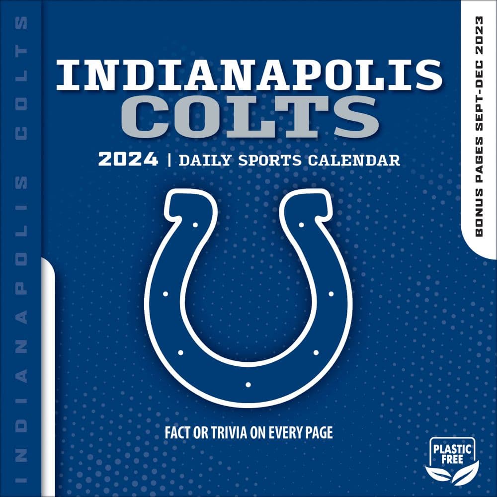 Indianapolis Colts 2024 Desk Calendar First Alternate Image width=&quot;1000&quot; height=&quot;1000&quot;