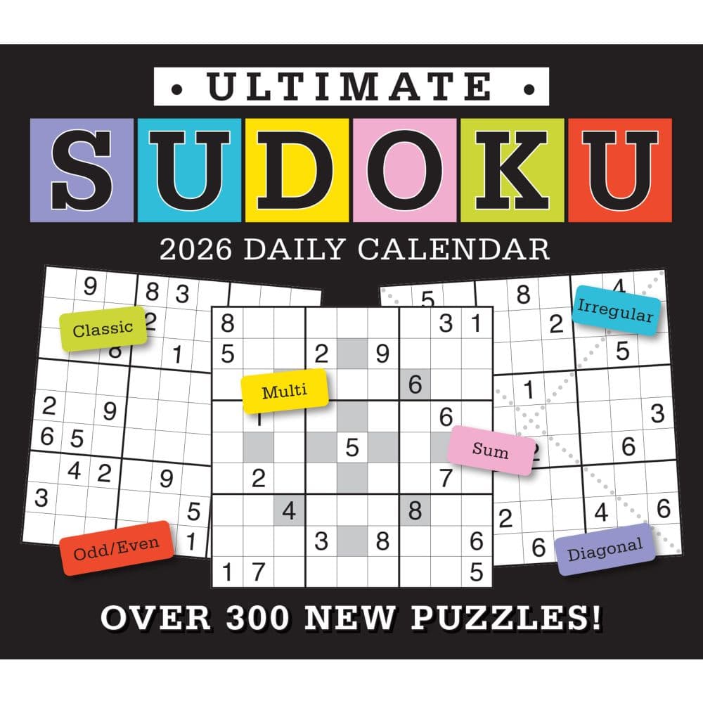 Sudoku Ultimate 2026 Desk Calendar Fifth Alternate Image