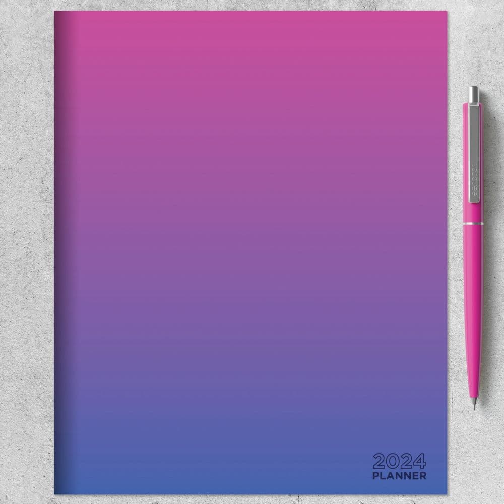 Pink Periwinkle Med Monthly 2024 Planner Fourth Alternate Image width=&quot;1000&quot; height=&quot;1000&quot;