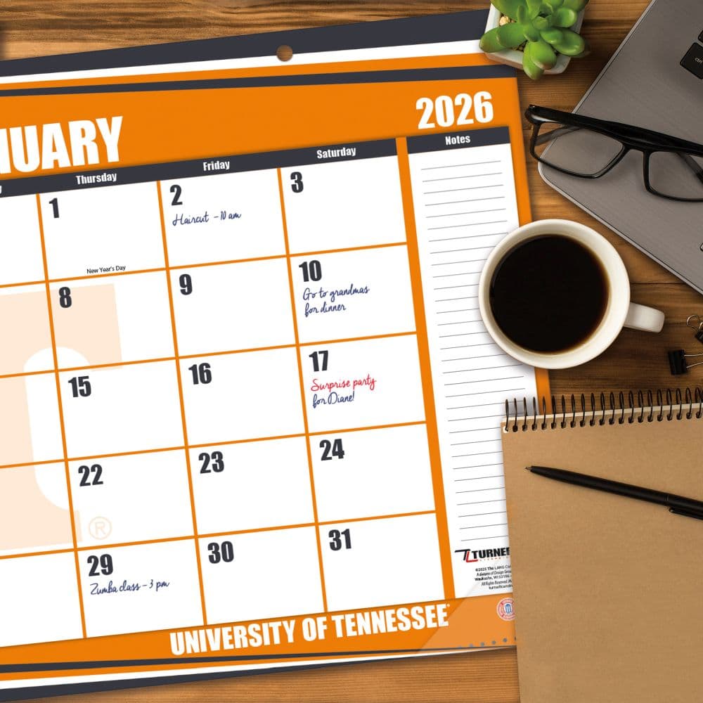 Tennessee Volunteers 2026 Desk Pad Second Alternate Image