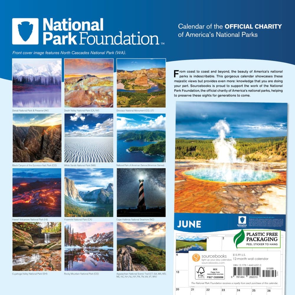 National Park Foundation 2027 Wall Calendar First Alternate Image