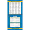 image NFL Los Angeles Chargers 2027 Wall Calendar Second Alternate Image