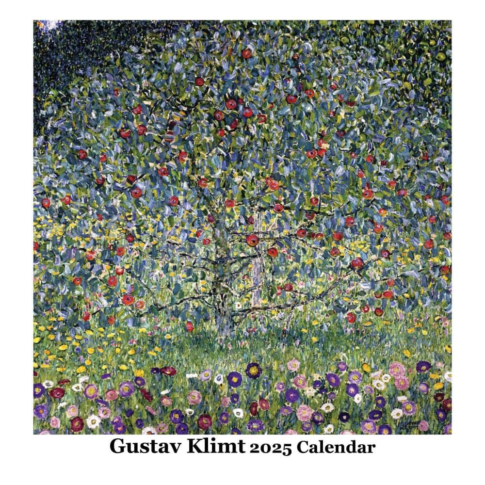Klimt Square 2025 Wall Calendar - Calendars.com