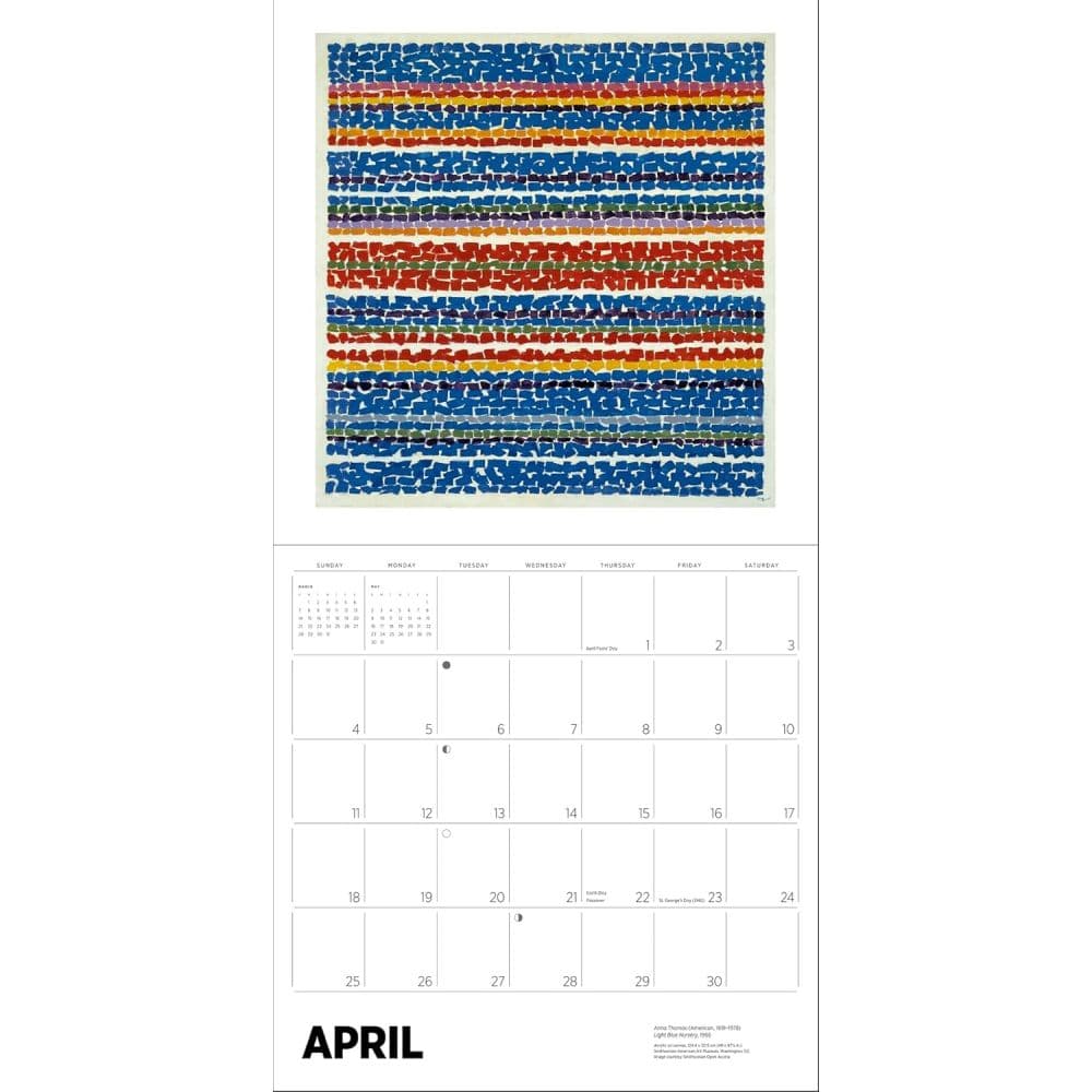 Alma Thomas 2027 Wall Calendar Fifth  Alternate Image