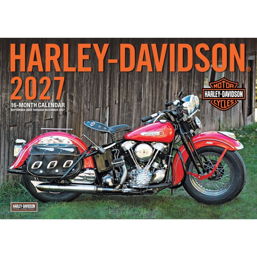 image Harley Davidson Large 2027 Wall Calendar Main Product Image