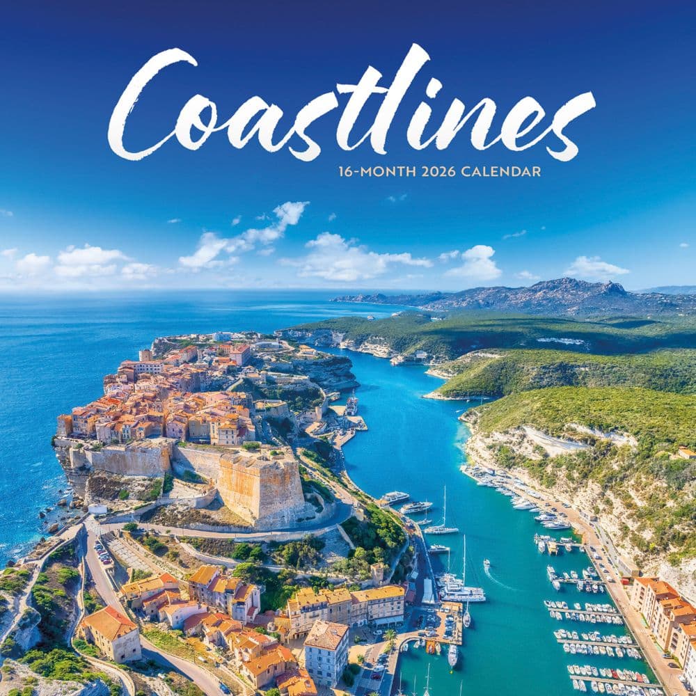 Coastlines 2026 Wall Calendar Main Image
