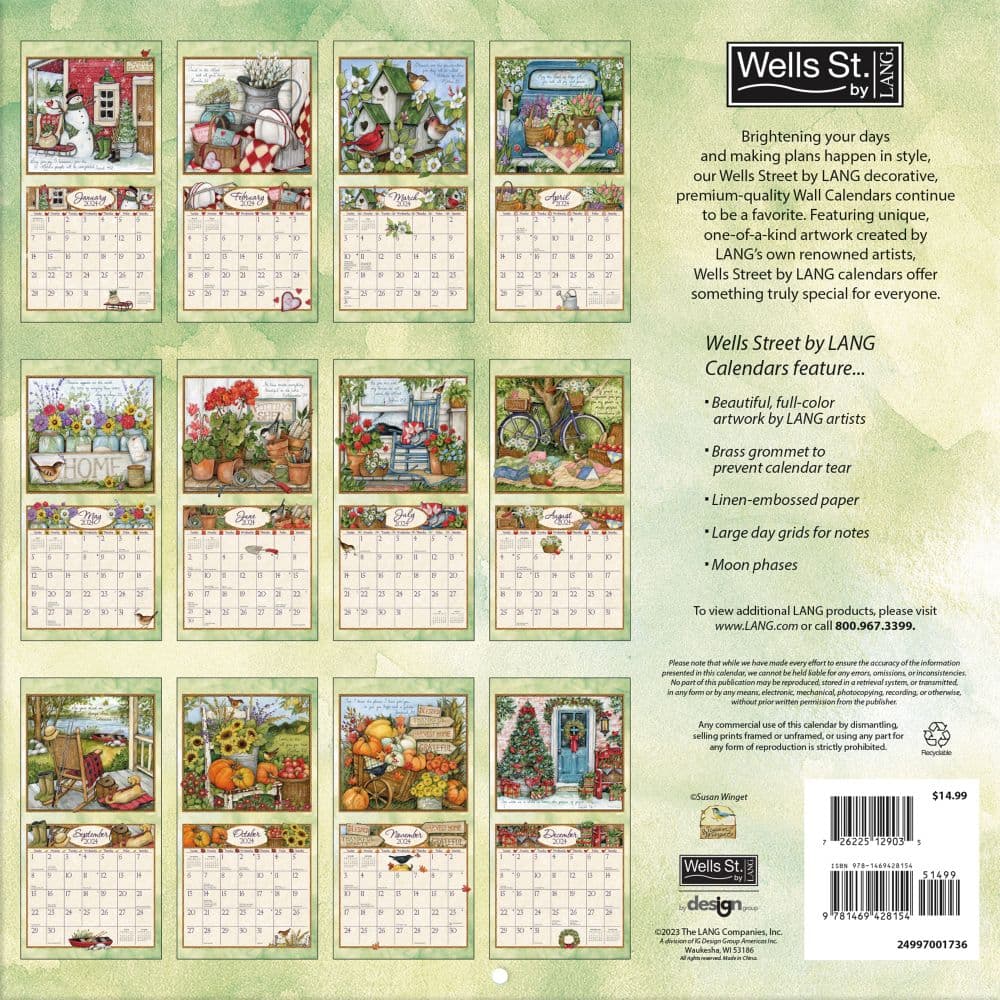 Blessings 2024 Wall Calendar