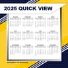 image COL Michigan Wolverines 2025 Desk Calendar Third Alternate Image