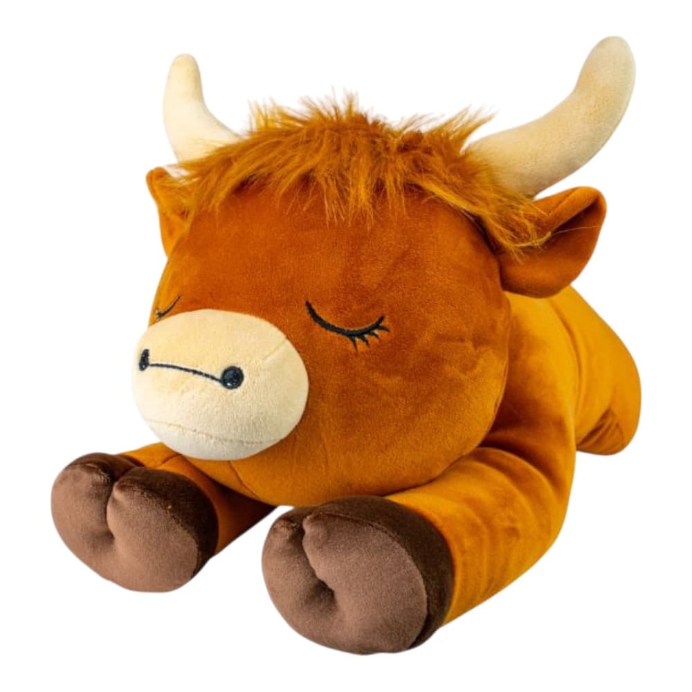 Snoozimals Ginger the Highland Cow 20in Plush Fourth Alternate Image