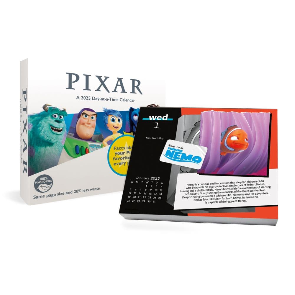 Disney Pixar 2025 Desk Calendar Main Product Image width=&quot;1000&quot; height=&quot;1000&quot;
