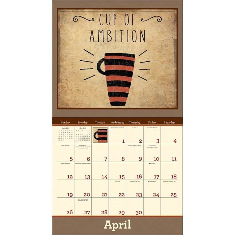 Coffee by Dan DiPaolo 2026 Wall Calendar Second Alternate Image