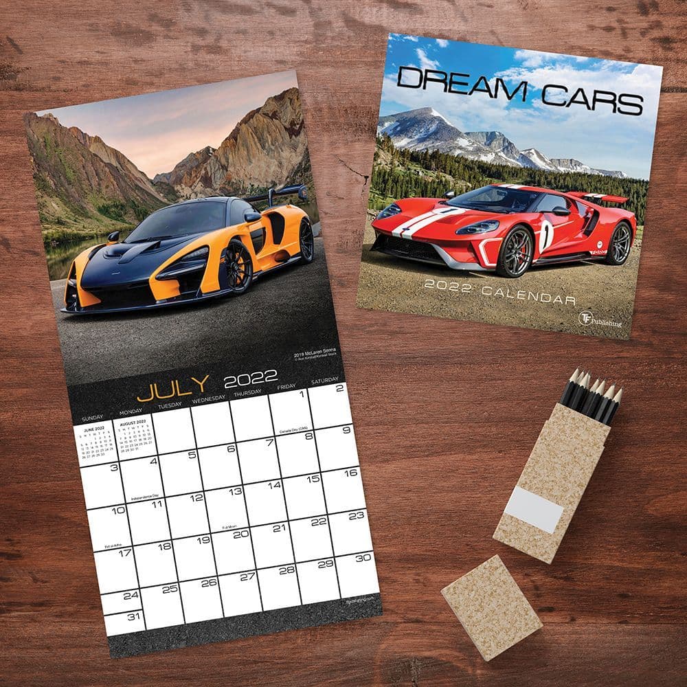 Dream Cars 2022 Mini Wall Calendar - Calendars.com