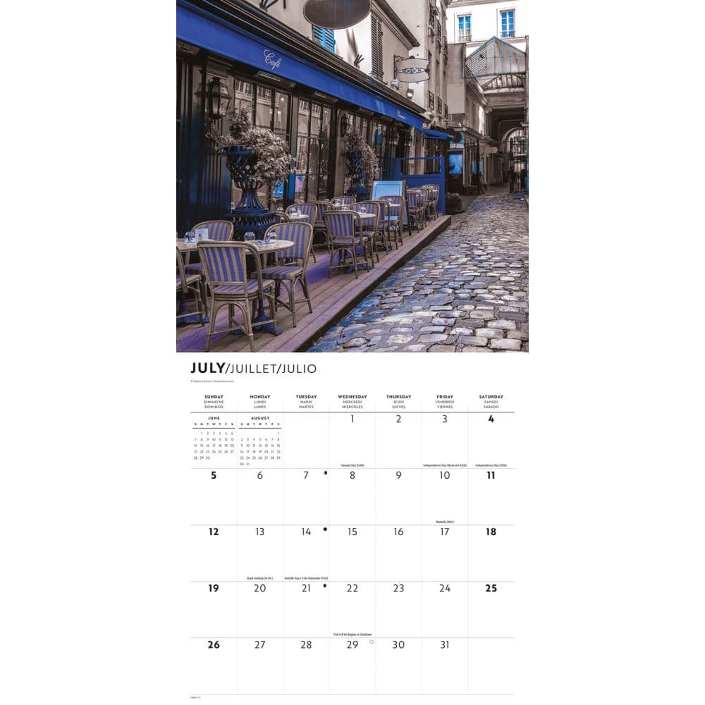Paris Lux 2026 Wall Calendar Third Alternate Image