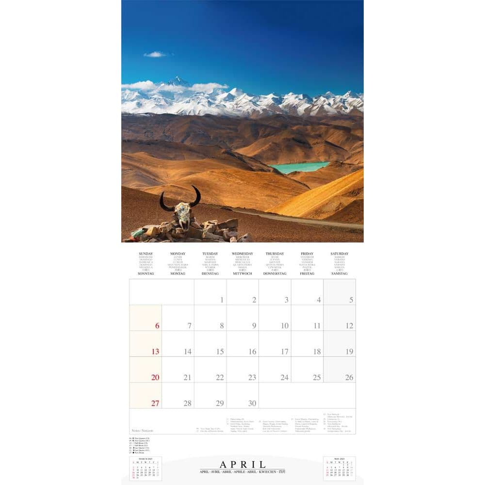 Himalaya 2025 Wall Calendar Fourth Alternate Image width="1000" height="1000"