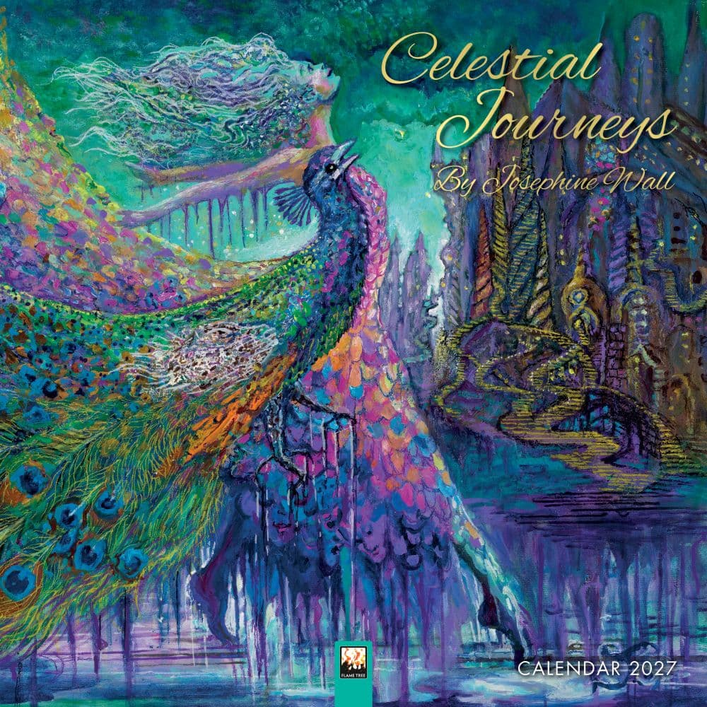 image Celestial Journeys by Josephine Wall 2027 Wall Calendar Main Product Image