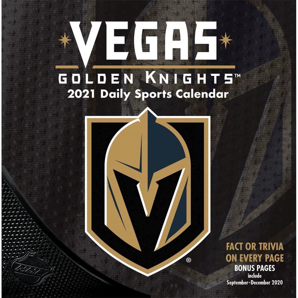 NHL Vegas Golden Knights Desk Calendar