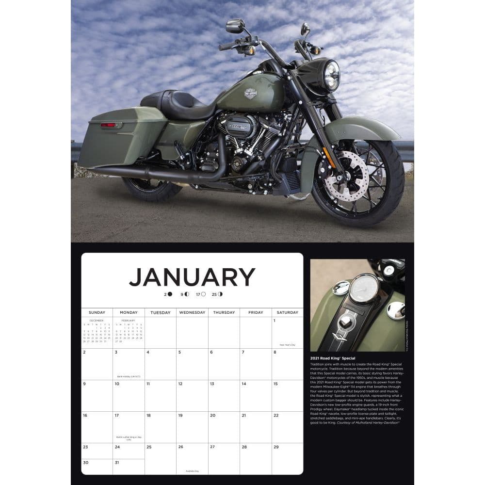 Harley Davidson Large 2022 Wall Calendar - Calendars.com