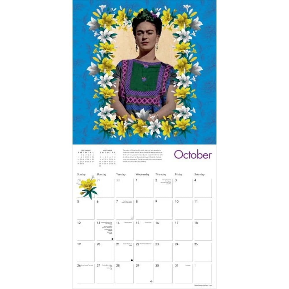 Frida Kahlo 2025 Wall Calendar Third Alternate Image