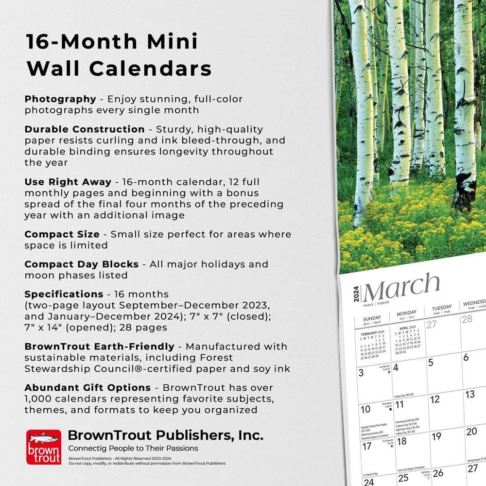 Rocky Mountain Wilderness 2024 Mini Wall Calendar Fourth Alternate  Image width=&quot;1000&quot; height=&quot;1000&quot;