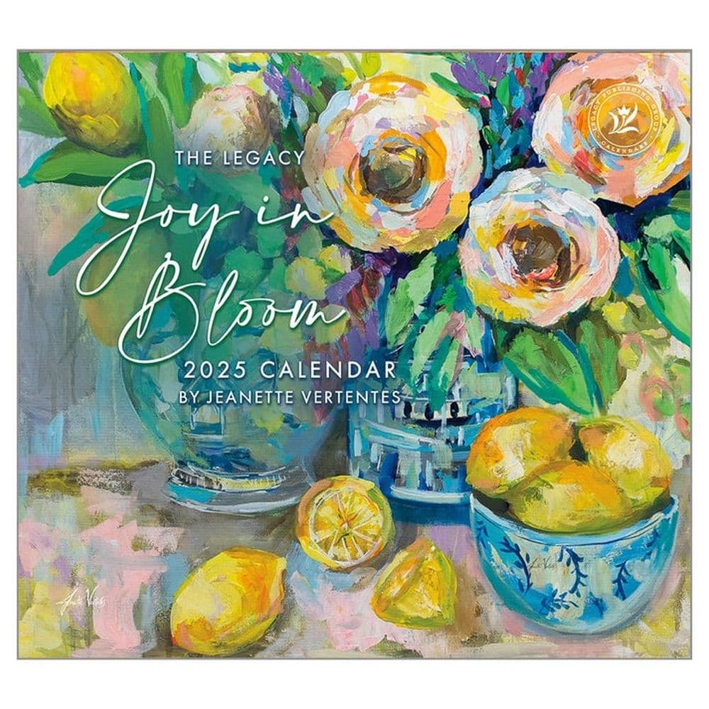 Joy In Bloom 2025 Wall Calendar