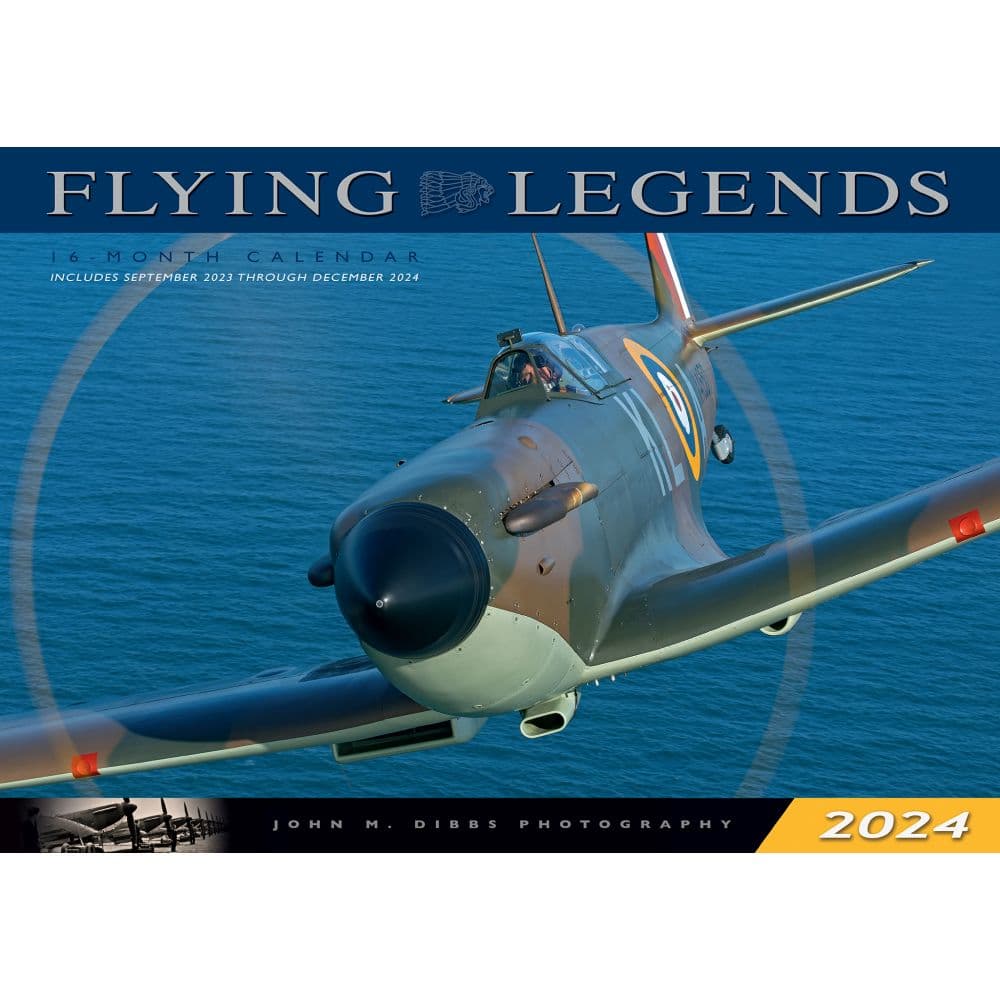 Flying Legends 2024 Wall Calendar Main Product Image width=&quot;1000&quot; height=&quot;1000&quot;