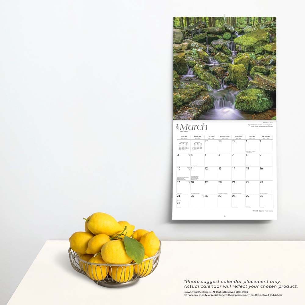 Tennessee Wild and Scenic 2024 Wall Calendar Third Alternate  Image width=&quot;1000&quot; height=&quot;1000&quot;