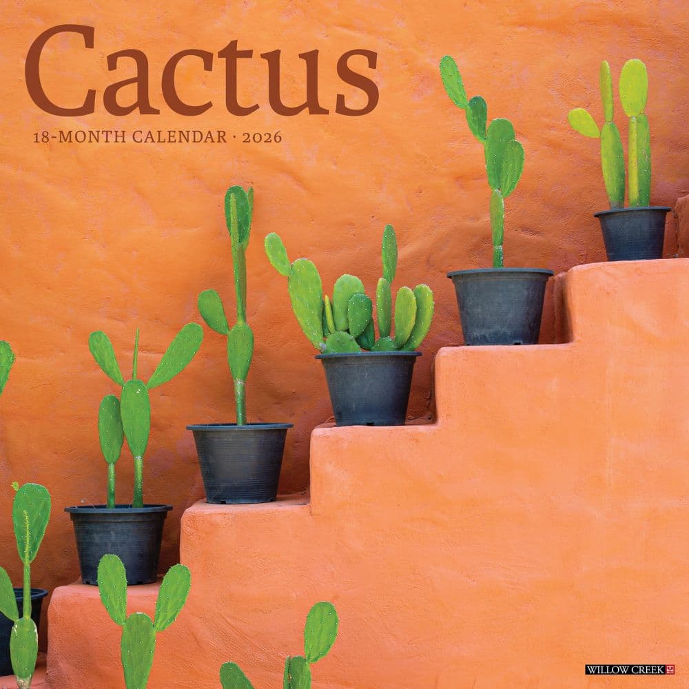 Cactus 2026 Wall Calendar  Main Image