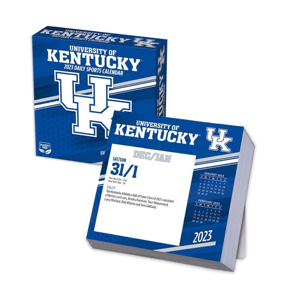 University Of Kentucky Fall 2023 Calendar Kentucky Wildcats 2023 Desk Calendar - Calendars.com