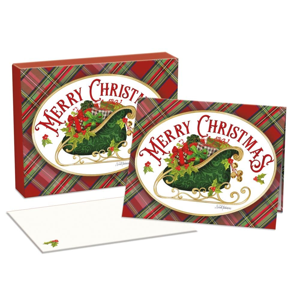 Christmas Sleigh Boxed Christmas Cards Alt2