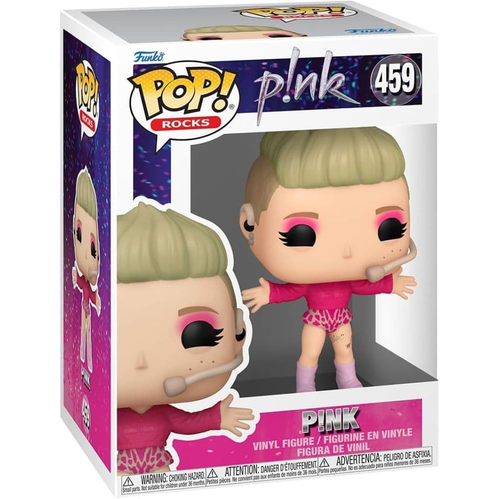 Funko POP Rocks Pink Trustfall Tour First Alternate Image