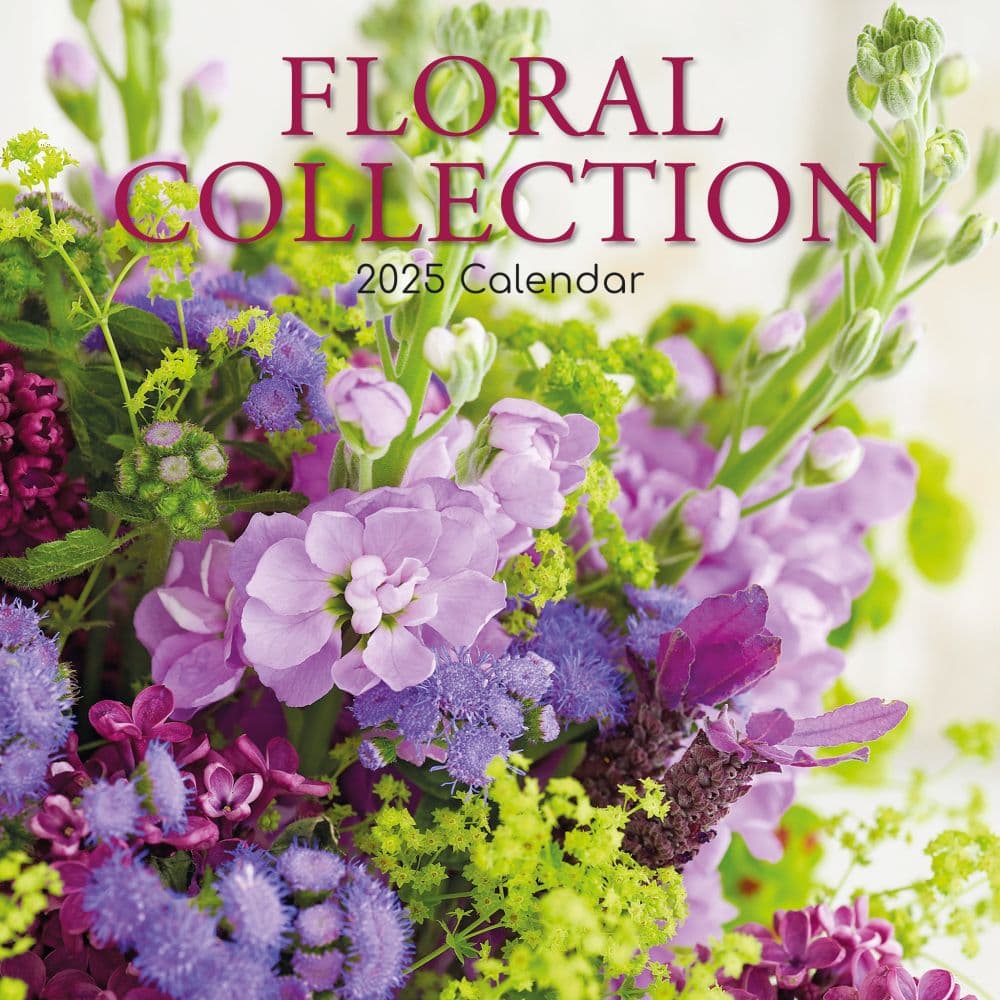 Floral Collection 2025 Wall Calendar Main Product Image width=&quot;1000&quot; height=&quot;1000&quot;