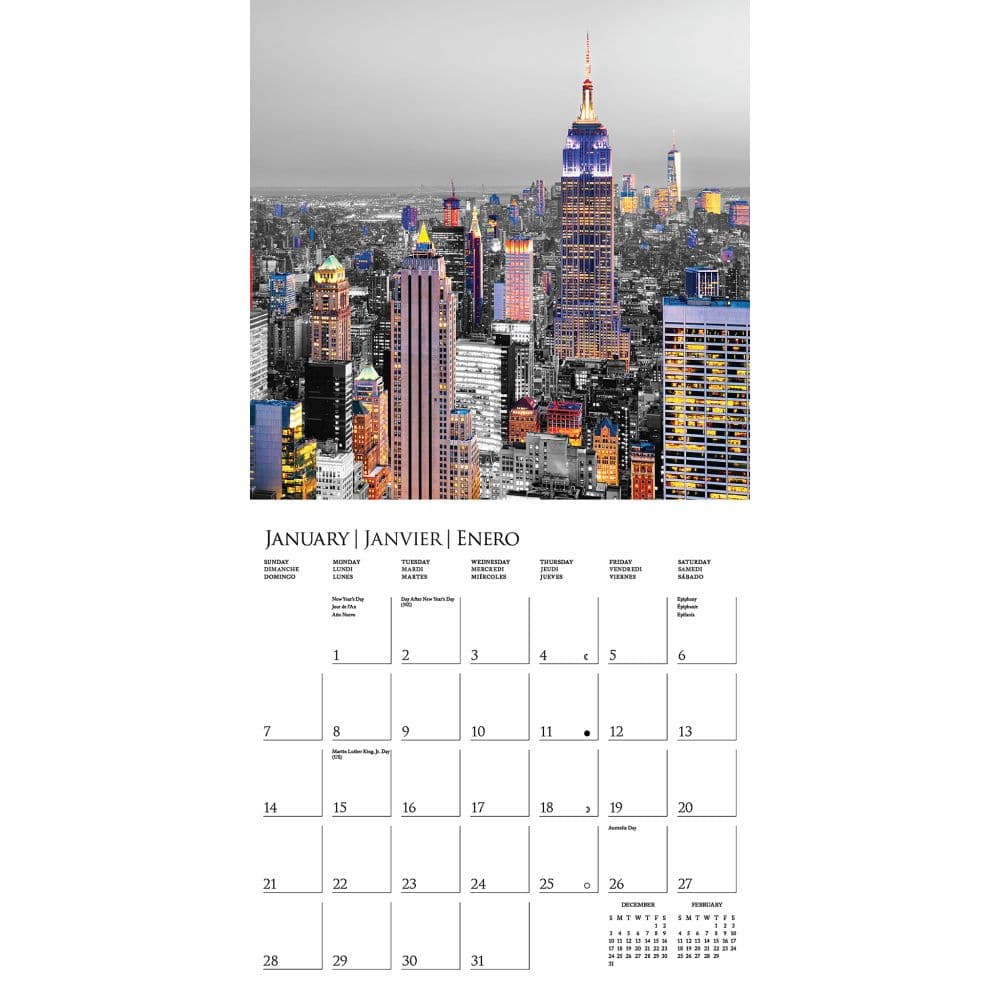 New York Glitz 2024 Wall Calendar Second Alternate Image width=&quot;1000&quot; height=&quot;1000&quot;