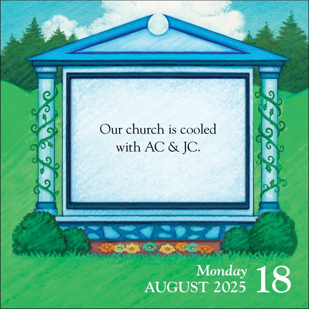 Church Signs 2025 Desk Calendar Second Alternate Image width=&quot;1000&quot; height=&quot;1000&quot;